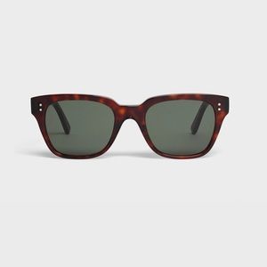 Celine 04 Sunglasses in Acetate Red Havana